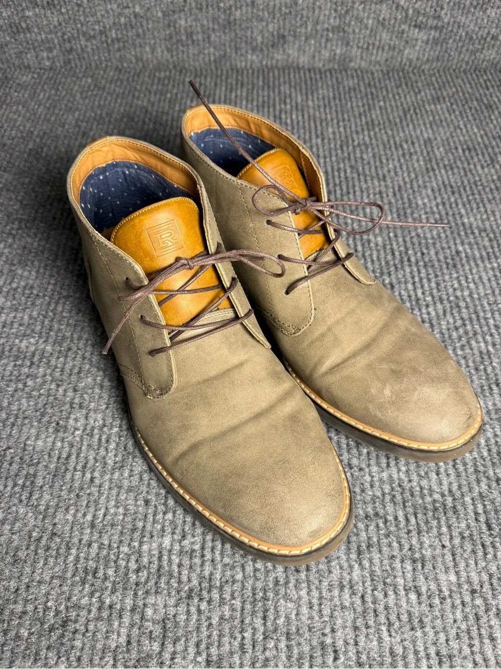 Hawker Rye Men's Tan Chukka Boots - Classic Casual Style Size 11.5